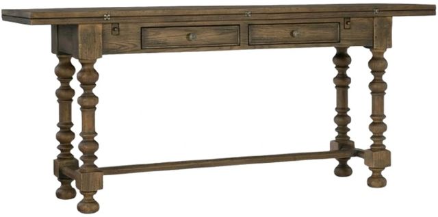 Hooker® Furniture Hill Country Brown Bluewind Flip-Top Console Table-0