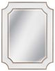Bassett Mirror Preston Ant Silver/White Wall Mirror-0