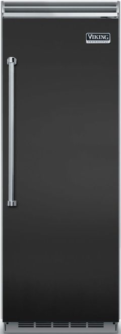 Viking® 5 Series 30 in. 17.8 Cu. Ft. Cast Black Column Refrigerator