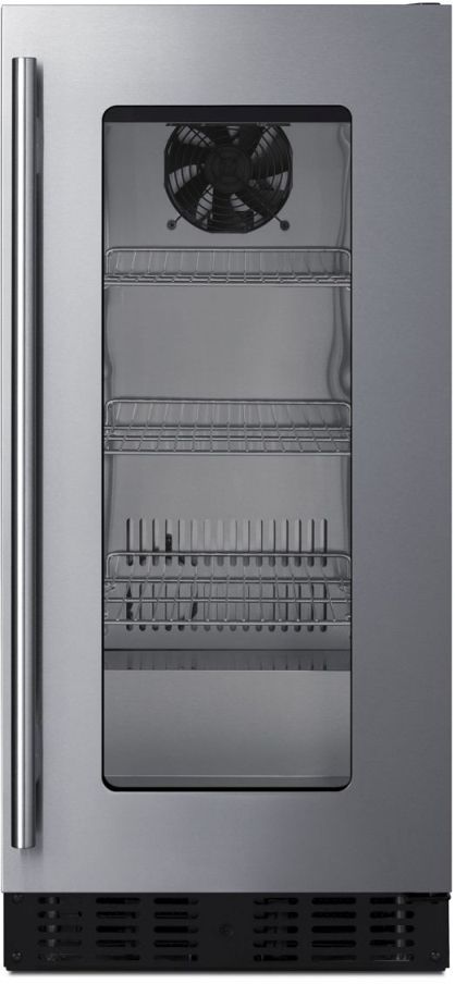 Summit® 1.8 Cu. Ft. Stainless Steel Beverage Center 