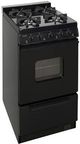 Premier 20" Black Freestanding Gas Range-0