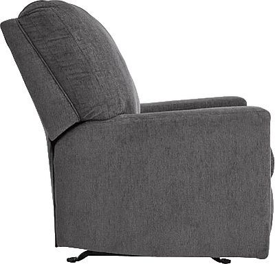 Signature Design by Ashley® Rannis Pewter Manual Recliner-2