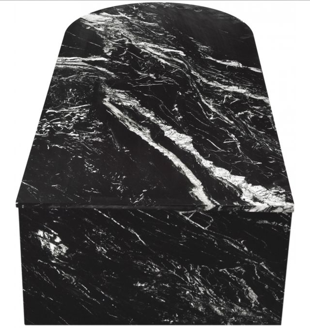Meridian Furniture Salerno Black Marble Coffee Table-2