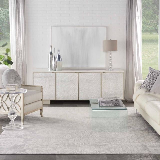 Nourison Home™ Elation Ivory Gray 5'x7' Style 5 Area Rug-1