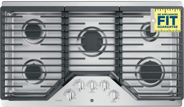 GE Profile™ 36" Stainless Steel Built-In Gas Cooktop-7