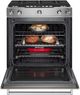 KitchenAid® 30" Stainless Steel Slide In Dual Fuel Range-2