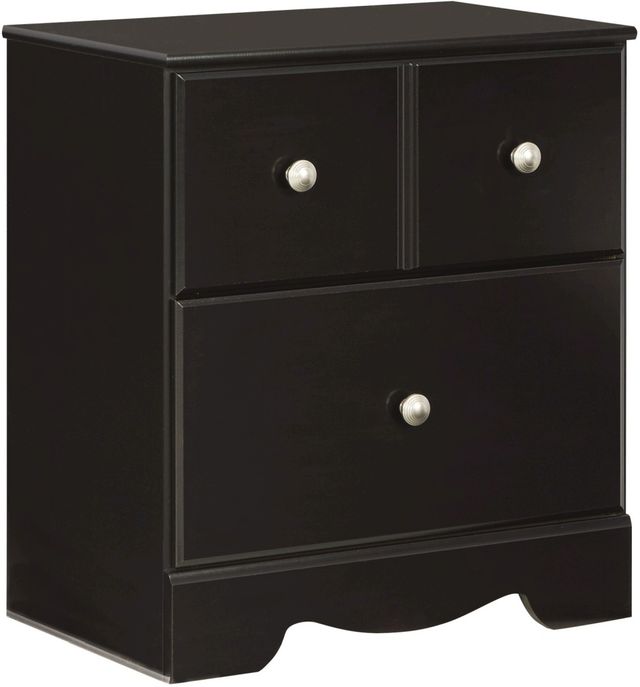 Signature Design by Ashley® Mirlotown Almost Black Nightstand-0