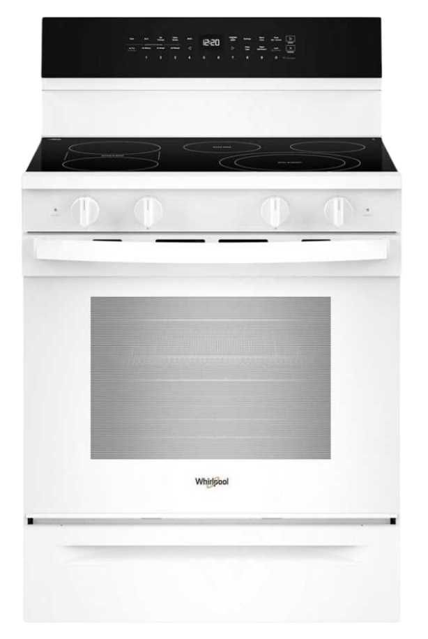 Whirlpool® 30" White Freestanding Electric Range -0