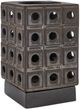 Uttermost® Lattice Brown Indoor-Outdoor Lantern Candleholder-0