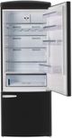 Unique Appliances Classic Retro 28" 17 Cu. Ft. Matte Black Counter Depth Bottom Freezer Refrigerator-1