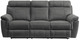 Homelegance® Clifton Gray Double Manual Reclining Sofa-3