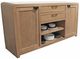 Parker House® Escape Glazed Natural Oak/Natural Cane Vanilla Bean Stone Buffet Server-0