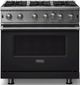 Viking® 5 Series 36" Onyx Pro Style Liquid Propane Gas Range-0