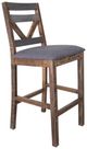 International Furniture Direct Loft Gray RC Brown/Gray Upholstered Bar Stool-0