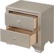 Crown Mark Lyssa Champagne Nightstand-4