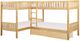 Homelegance® Bartly Natural Pine Youth Twin Corner Bunk Storage Bed-0