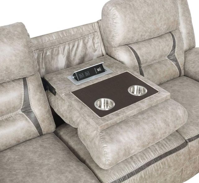 Coaster® Greer Taupe Motion Sofa-1