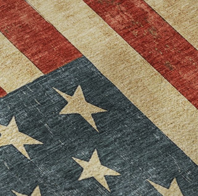 Dalyn™ Rug Company Americana AM1 Red 5'x8' Area Rug-2