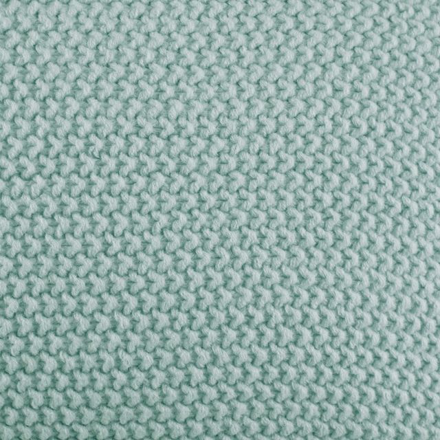 Olliix by INK+IVY Bree Knit Aqua 26" x 26" Euro Pillow Cover-1