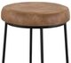 International Furniture Direct Frida Black/Orange Bar Stool-1
