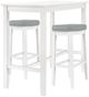Linon Claridge 3-Piece Gray/White Bar Table Set-0