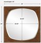 Uttermost® Garonne Antique Walnut Square Mirror-3