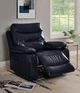 ACME Furniture Aashi Navy Leather Power Recliner-1