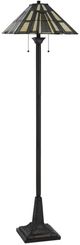 Cal® Lighting & Accessories Tiffany Dark Bronze Floor Lamp-0