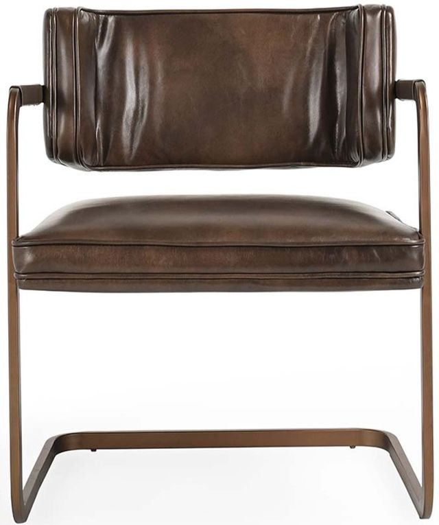 Classic Home Fonda Gold/Truffle Brown Dining Chair-2
