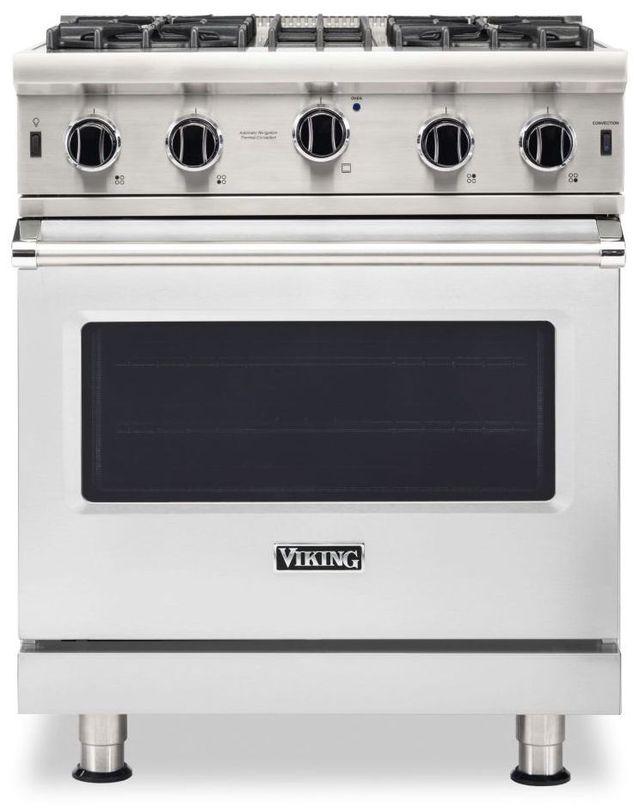 Viking® 5 Series 30" Stainless Steel Freestanding Natural Gas Range