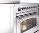 Ilve® Nostalgie II Series 36" Stainless Steel Pro Style Induction Range-4
