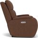 Flexsteel® Strait Woodland Power Recliner with Power Headrest-2