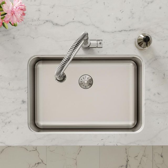 Elkay Lustertone® Classic Lustrous Satin 27" x 19" Single Bowl Undermount Sink with Perfect Drain®-2