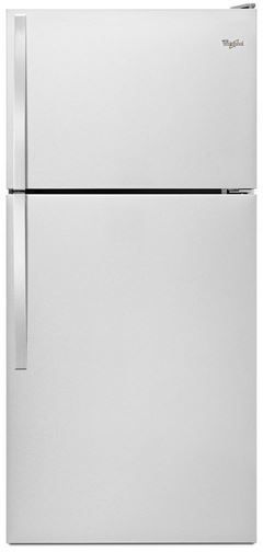 Whirlpool® 30 in. 18.2 Cu. Ft. Monochromatic Stainless Steel Top Freezer Refrigerator-0