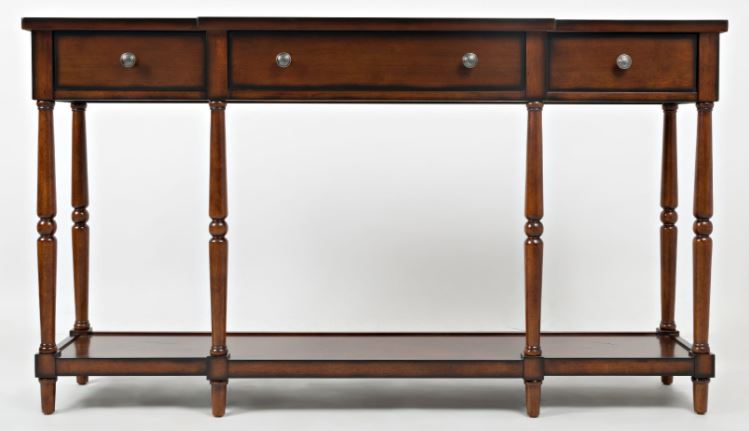 Jofran Inc. Stately Home Antique Mahogany Console