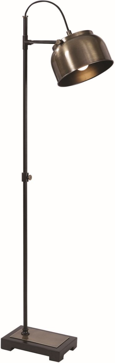 Uttermost® Bessemer Antique Brass Floor Lamp-0
