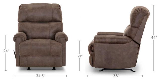 Franklin™ Captain Outlier Shadow Manual Rocker Recliner-2
