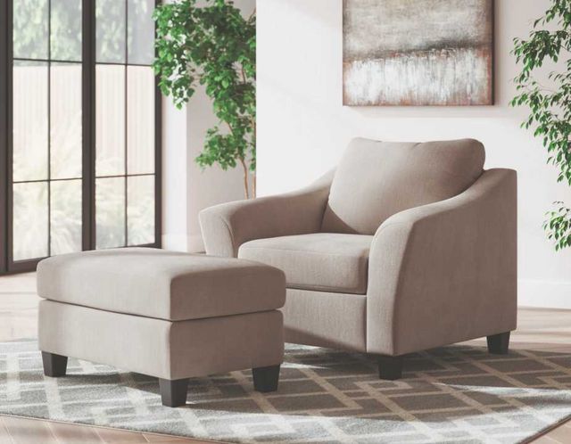 Benchcraft® Willarae Taupe Ottoman-4