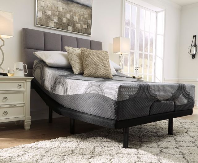 Sierra Sleep® by Ashley® 2-Piece 12" Hybrid and Good Adjustable Base King Mattress Set-3