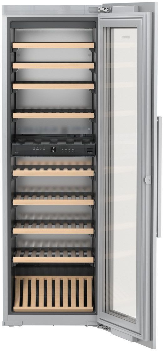 Liebherr 22" 9 Cu. Ft. Stainless Steel Built-In Wine Cooler-1