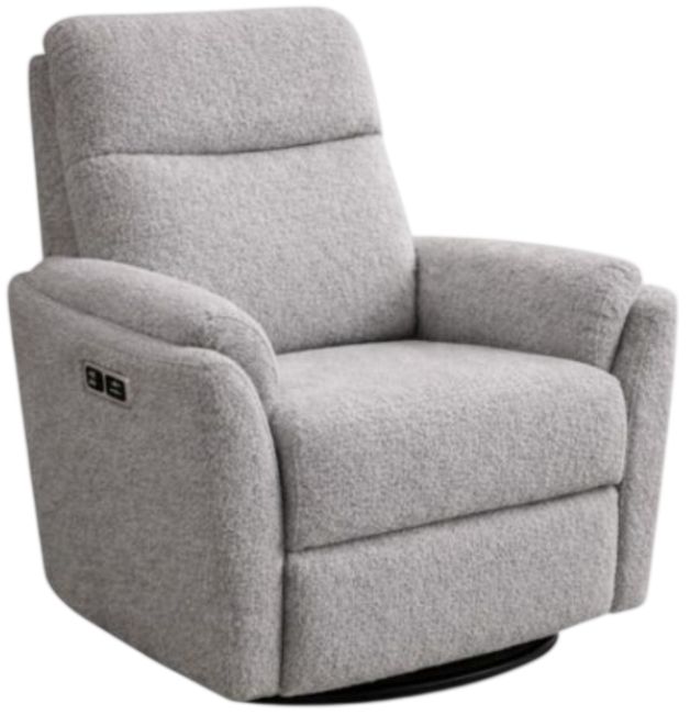 American Wholesale Furniture Viking Dove Power Gliding Swivel Recliner-0