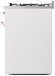 Ilve® Nostalgie II Series 30" White Pro Style Dual Fuel Range-3
