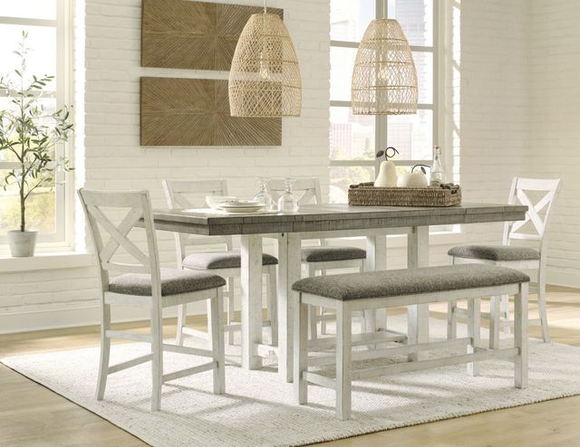 Benchcraft® Brewgan Two-Tone Counter Stool-2