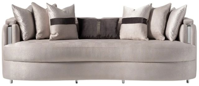 Michael Amini® Carmela Mansion Zinc/Silver Sofa-2