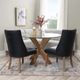 Powell® Auden 6-Piece Black/Gray/Natural Dining Set-3