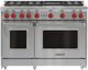 Wolf® 48" Stainless Steel Pro Style Gas Range-0