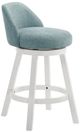 Armen Living Erika 2-Piece Light Blue/White Counter Stool Set-3