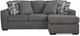 Signature Design by Ashley® Gardiner Pewter Sofa Chaise-1