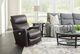 La-Z-Boy® Rowan Truffle Leather Power Rocking Recliner with Headrest and Lumbar-3