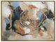 A & B Home Blue/Brown/Gold Whirlwind Wall Art-2